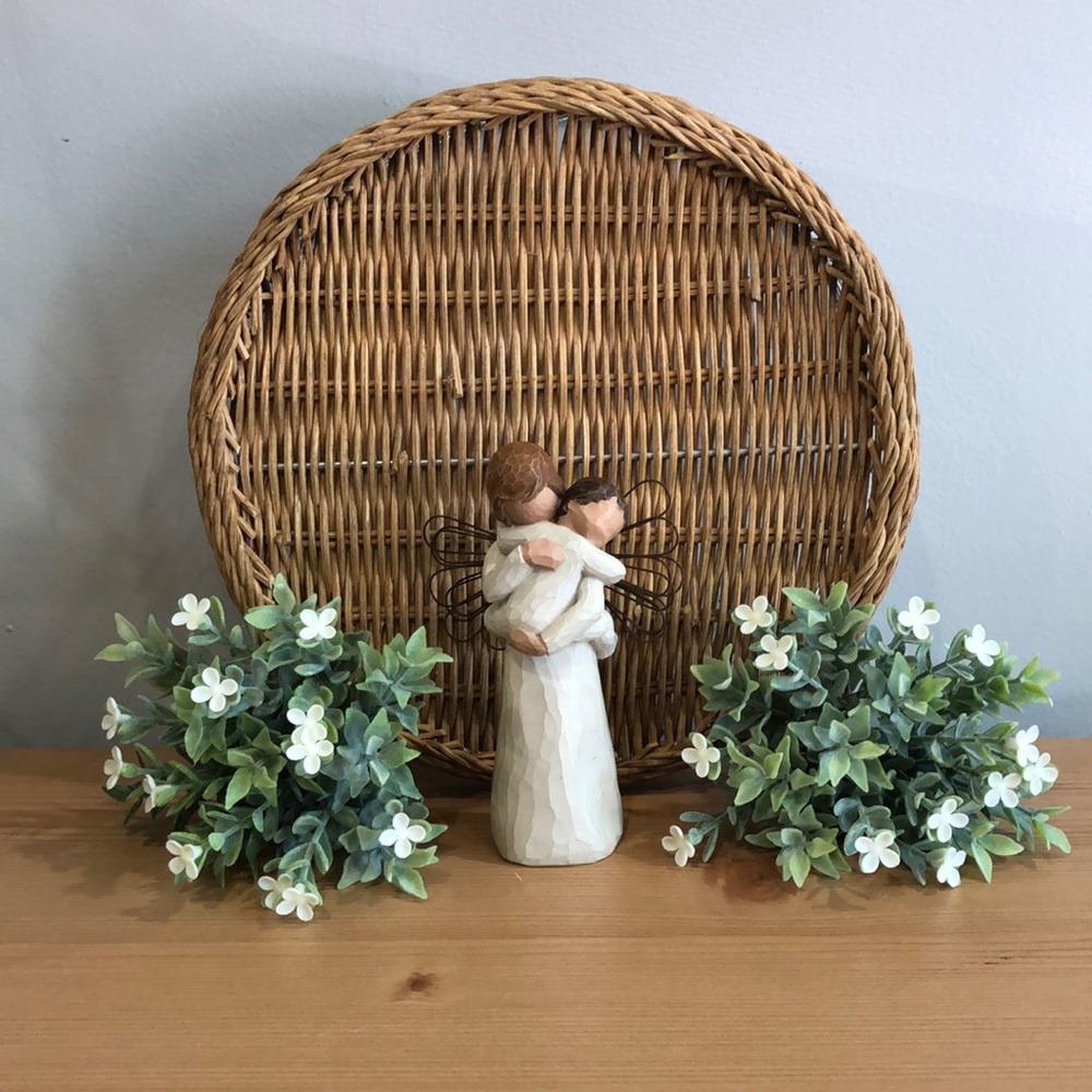 Willow Tree - Angel’s Embrace, girl holding child.